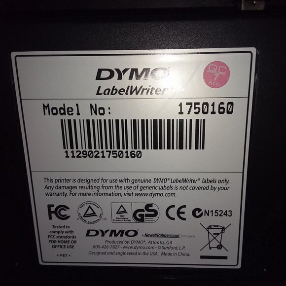 Dymo LabelWriter 450 Twin Turbo Direct Thermal Label Printer w/Cords - Picture 8 of 8